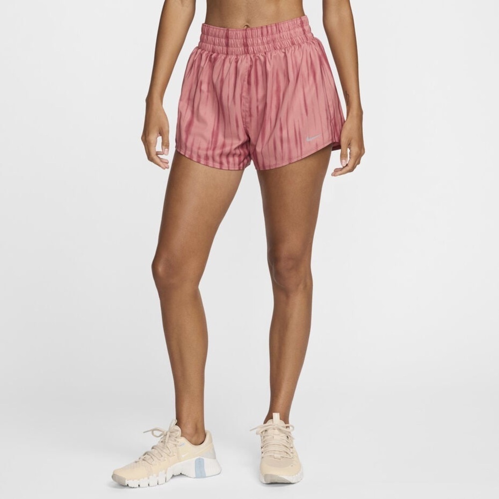 Nike One Women's Dri-FIT High-Waisted 7.5cm (approx.) Brief-Lined Printed Shorts